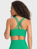 Crisscross Scoop Neck Active Tank - Trendsi - Flyclothing LLC