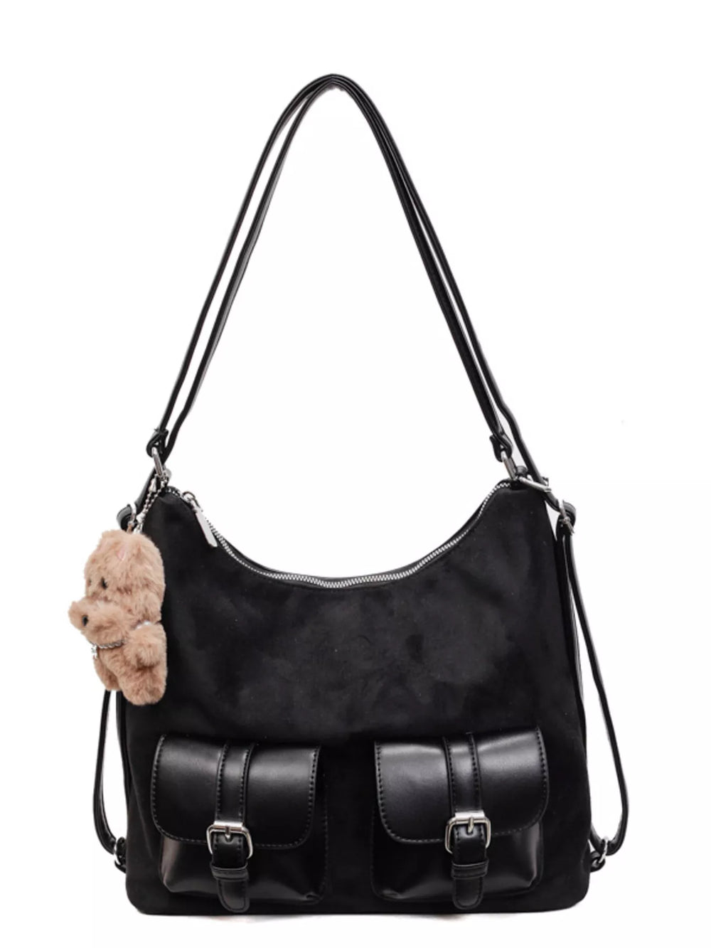 Multi-Pocket Convertible Bag - Trendsi - Flyclothing LLC