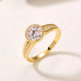 1.2 Carat Moissanite 925 Sterling Silver Ring - Trendsi - Flyclothing LLC
