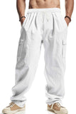 Men's Full Size Drawstring Pants with Pockets Plus Size - Trendsi - Flyclothing LLC