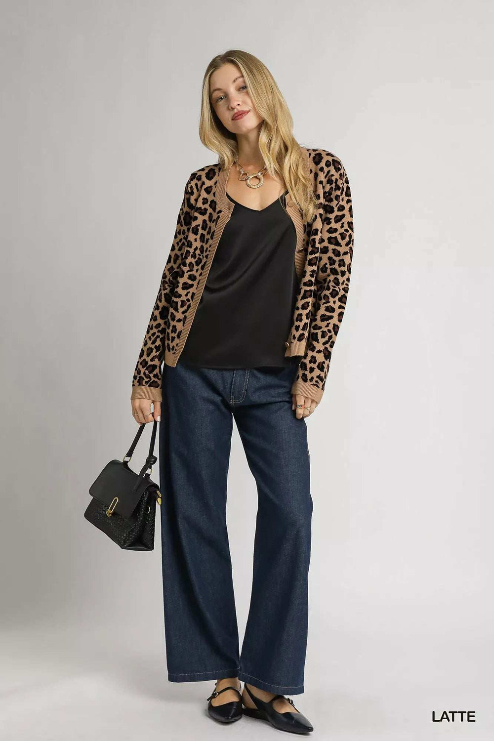 Umgee Leopard Print Button-Down Cardigan - Trendsi - Flyclothing LLC