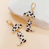 Cowboy Hat and Boot Dangle Earrings - Trendsi - Flyclothing LLC