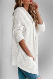 Double Take Pocketed Open Front Long Sleeve Cardigan - Trendsi - Flyclothing LLC