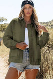 Baseball Collar Floral Quilted Jacket - Trendsi - Flyclothing LLC