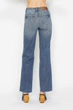Judy Blue Full Size Tummy Control Straight Jeans - Trendsi - Flyclothing LLC