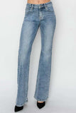 RISEN Full Size Mid Rise Bootcut Jeans - Trendsi - Flyclothing LLC