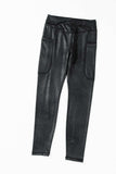 Pocketed V-Cut Waist Leggings - Trendsi - Flyclothing LLC