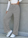 Lovelet Striped Wide Leg Pants - Trendsi - Flyclothing LLC