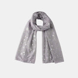 Thermal Snowflakes Polyester Scarf - Trendsi - Flyclothing LLC