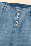 Button Fly High Waist Jeans - Trendsi - Flyclothing LLC