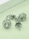 1 Carat Moissanite 925 Sterling Silver Earrings - Trendsi - Flyclothing LLC