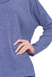 Zenana Full Size Brushed Ribbed Hacci Drop Shoulder V-Neck Sweater Plus Size - Trendsi - Flyclothing LLC