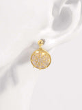 18K Gold-Plated 925 Sterling Silver Star Shape Earrings - Trendsi - Flyclothing LLC