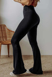 High Waist Bootcut Pants - Trendsi - Flyclothing LLC