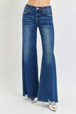 RISEN Full Size Mid Rise Wide Jeans Plus Size - Trendsi - Flyclothing LLC