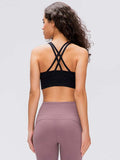 Crisscross Scoop Neck Active Tank - Trendsi - Flyclothing LLC