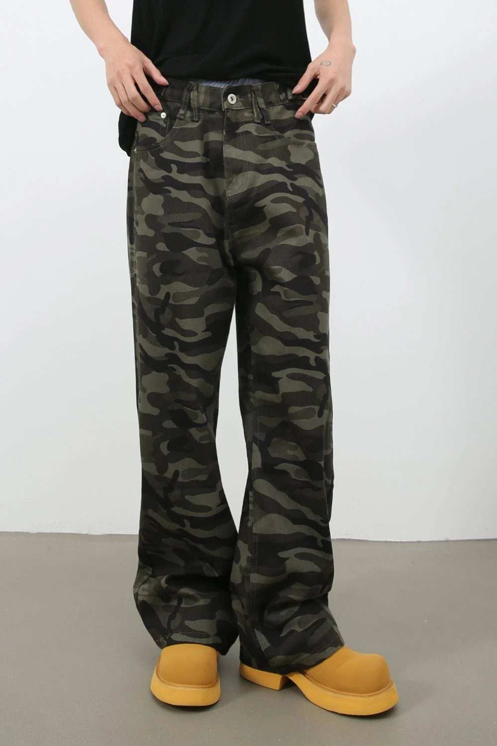 Men's Camouflage Jeans with Pockets - Trendsi - Flyclothing LLC