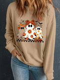 Halloween Ghost Graphic Drop Shoulder Sweatshirt - Trendsi - Flyclothing LLC