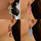 Cowboy Hat and Boot Dangle Earrings - Trendsi - Flyclothing LLC