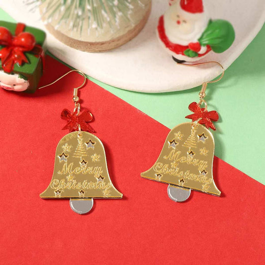 Christmas Bell Dangle Earrings - Trendsi - Flyclothing LLC
