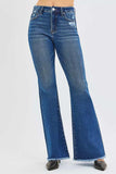 RISEN High Rise Flare Jeans - Trendsi - Flyclothing LLC