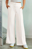 Drawstring Wide Leg Pants with Pockets - Trendsi - Flyclothing LLC