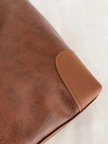 PU Leather Medium Tote Bag - Trendsi - Flyclothing LLC