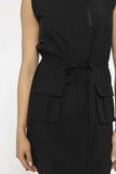 MONO B Versatile Drawstring Waist Tank Dress - Trendsi - Flyclothing LLC