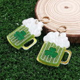 Lucky Clover Dangle Earrings - Trendsi - Flyclothing LLC