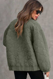 Zip Up Drop Shoulder Long Sleeve Puffer Jacket - Trendsi - Flyclothing LLC