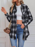 Casual Plaid Button Up Shirt - Trendsi - Flyclothing LLC