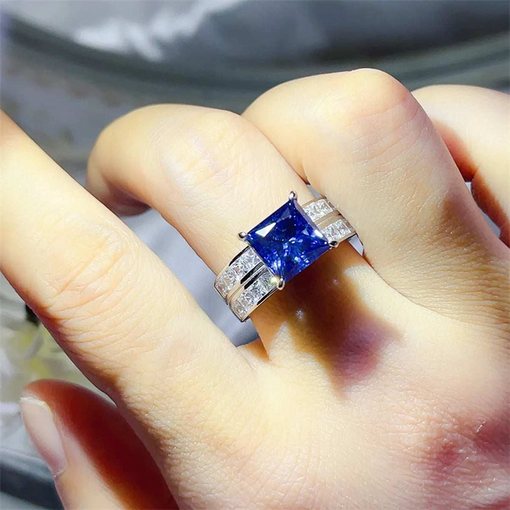 3 Carat Moissanite 925 Sterling Silver Ring - Trendsi - Flyclothing LLC