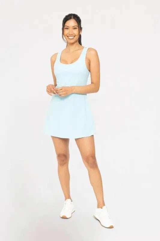 MONO B Adjustable Active A-line Dress - Trendsi - Flyclothing LLC