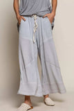 POL Elastic Waistband Wide Leg Pants with Drawstring - Trendsi - Flyclothing LLC