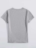 Graphic Round Neck Short Sleeve T-Shirt - Trendsi - Flyclothing LLC