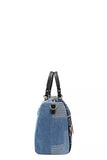 Nicole Lee USA Bosque De Amor Denim Boston Bag - Trendsi - Flyclothing LLC