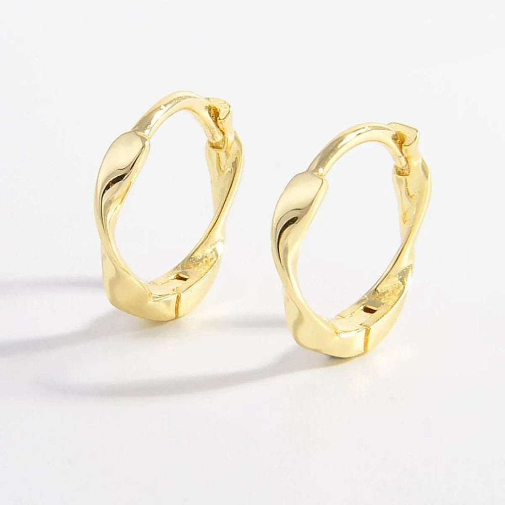925 Sterling Silver Hoop Earrings - Trendsi - Flyclothing LLC