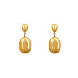 18K Gold-Plated Drop Earrings - Trendsi - Flyclothing LLC