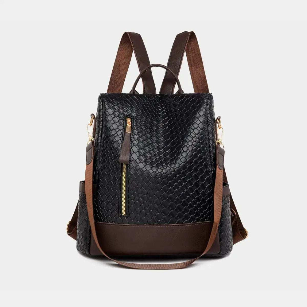 PU Leather Backpack Bag - Trendsi - Flyclothing LLC
