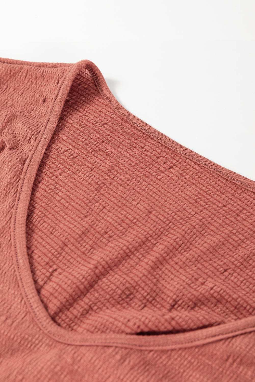 Frill V-Neck Long Sleeve Blouse - Trendsi - Flyclothing LLC