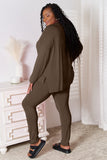 Basic Bae Bamboo Full Size V-Neck Long Sleeve Top and Pants Lounge Set - ShopBasicbae - Flyclothing LLC