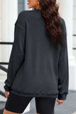 Sequin Round Neck Long Sleeve Sweatshirt - Trendsi - Flyclothing LLC
