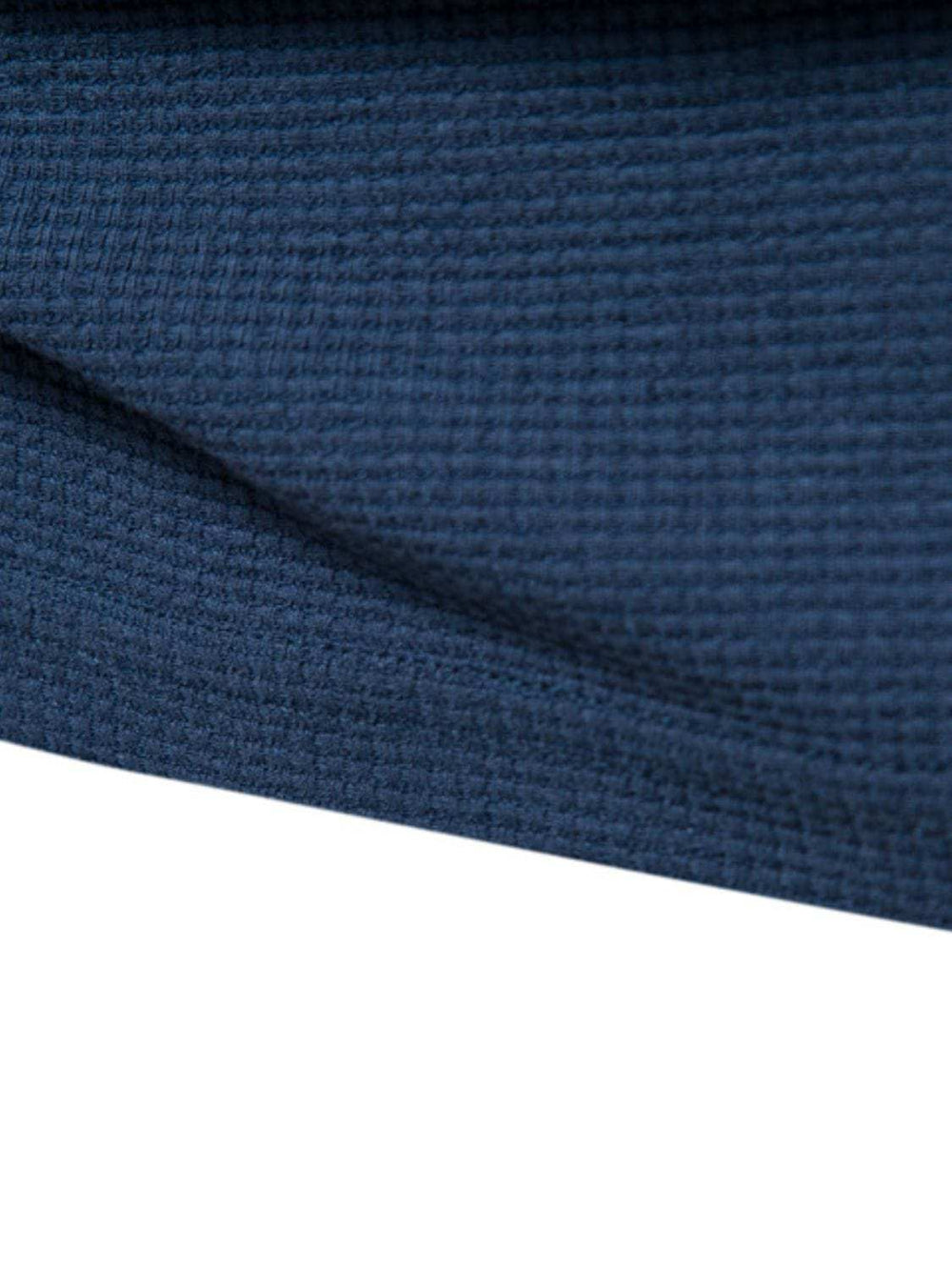 Men's Waffle-Knit Short Sleeve T-Shirt - Trendsi - Flyclothing LLC