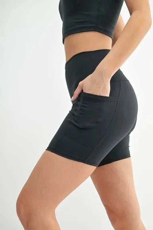 MONO B Venice Cloud Light Sculpt Biker Shorts - Trendsi - Flyclothing LLC