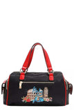 Nicole Lee USA Martha Travels Italy Wide Handbag with Rhinestones - Trendsi - Flyclothing LLC