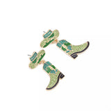 Cowboy Hat and Boot Dangle Earrings - Trendsi - Flyclothing LLC
