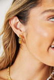 Adored Stainless Steel 18K Gold-Plated Earrings - Trendsi - Flyclothing LLC