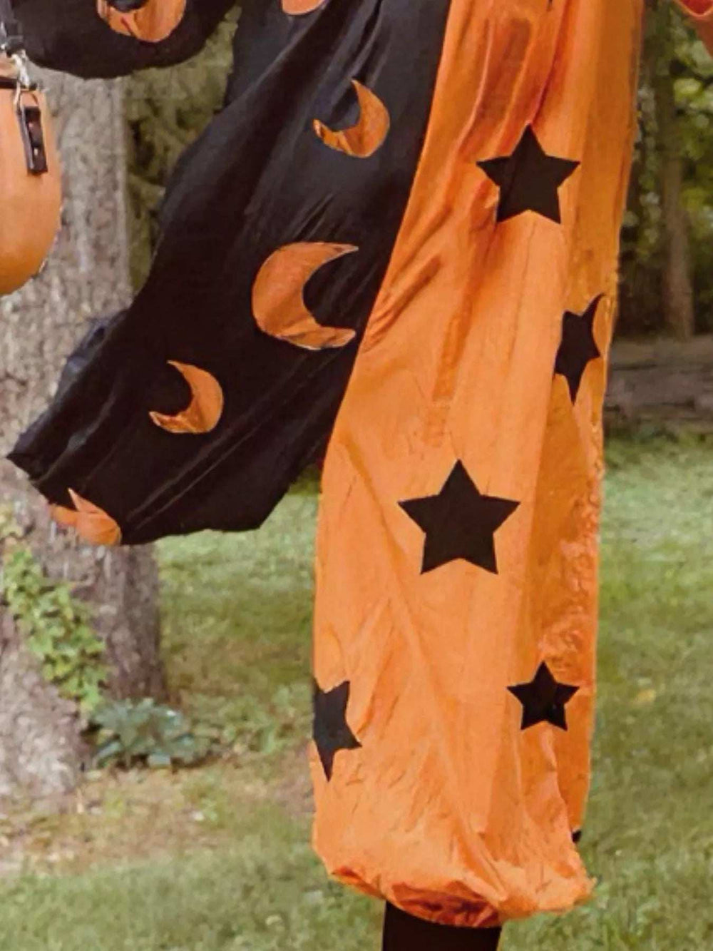 Halloween Two-Tone Star & Moon Print Jumpsuit - Trendsi - Flyclothing LLC