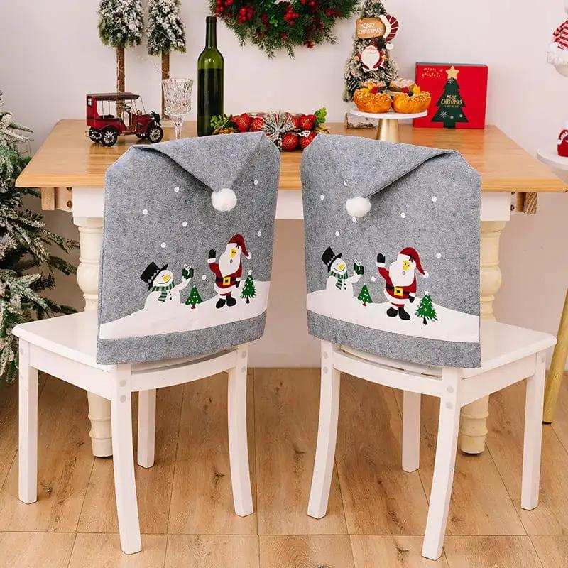 Christmas Pattern Chair Cover - Trendsi - Flyclothing LLC