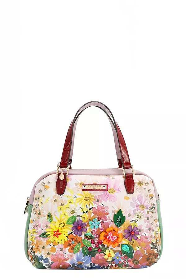 Nicole Lee USA Dreams Blossom Handbag - Trendsi - Flyclothing LLC
